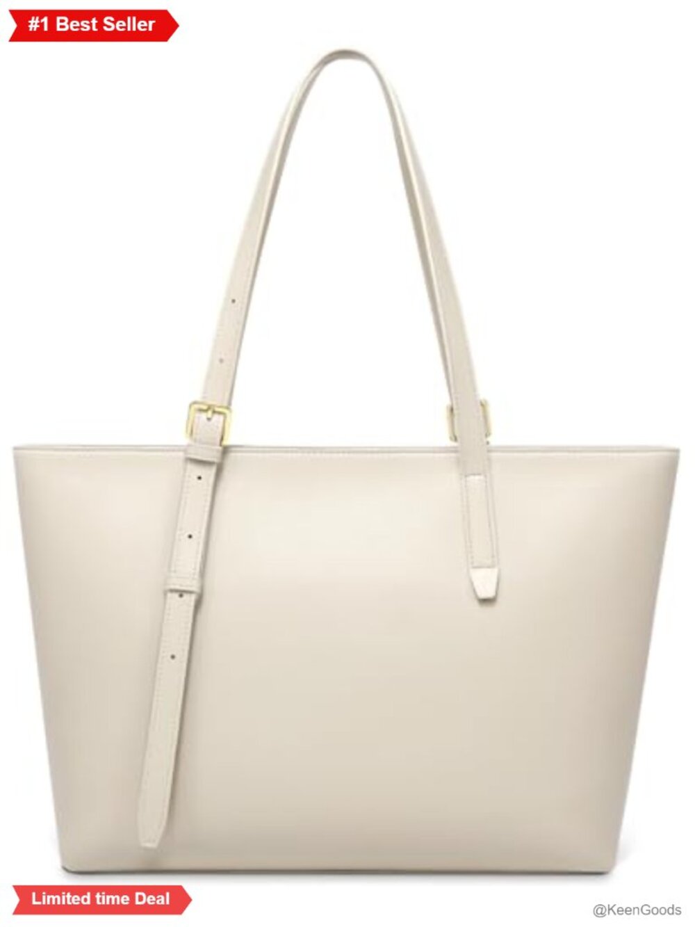 Faux Leather Tote Bag Adjustable Straps Shoulder Handbag Work Daily